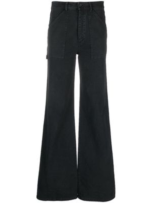 Nili Lotan mid-rise wide-leg trousers - Black