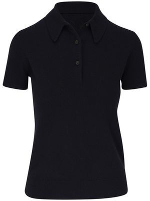 Nili Lotan Milos cashmere polo shirt - Black