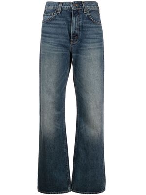 Nili Lotan Mitchell high-rise wide-leg jeans - Blue