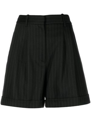 Nili Lotan pinstripe tailored shorts - Black