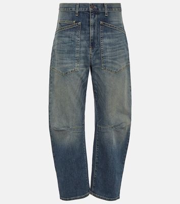 Nili Lotan Shon high-rise wide-leg jeans