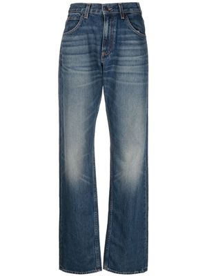 Nili Lotan stonewashed wide-leg jeans - Blue