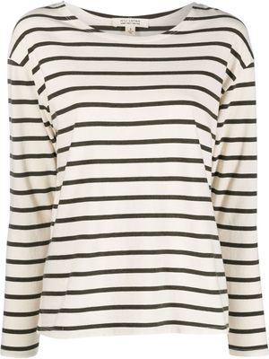 Nili Lotan stripe-print long-sleeve T-shirt - Neutrals