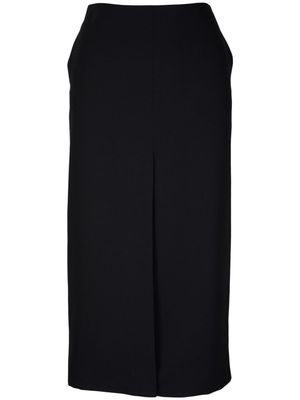 Nili Lotan virgin wool midi skirt - Black