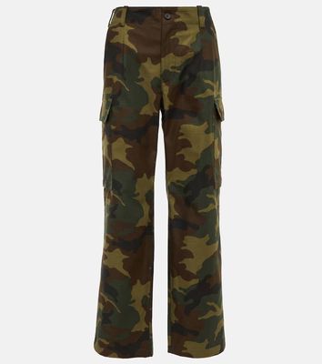 Nili Lotan Yannic camouflage cotton twill cargo pants