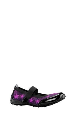 Nina Anastasia Sparkle Flat in Purple Sparkle Fabric