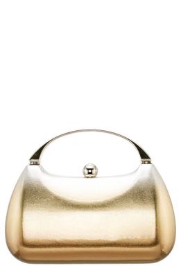 Nina Brando Clutch in Silver/Gold Ombre