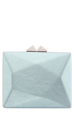 Nina Geometric Minaudiere in Air Blue Ab