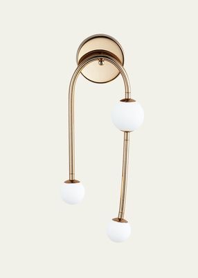 Nina Magon Design from Studio M Alina 3-Light Wall Sconce