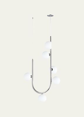 Nina Magon Design from Studio M Contour 6-Light Cord Hung Pendant 4000K