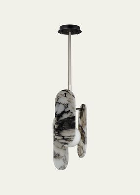 Nina Magon Design from Studio M Megalith Stem Hung Pendant Striae Arya