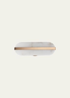 Nina Magon Design from Studio M Stonewall Alabaster LED Wall Sconce