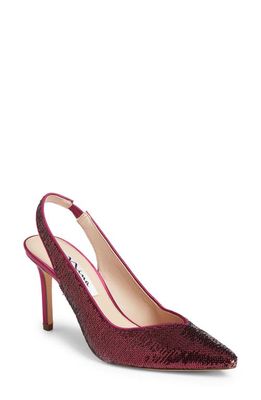 Nina Nayla Slingback Pointed Toe Pump in Wine