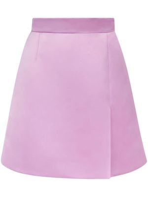 Nina Ricci A-line satin skirt - Pink