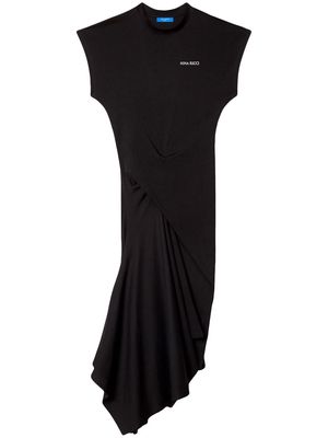 Nina Ricci asymmetric twist dress - Black