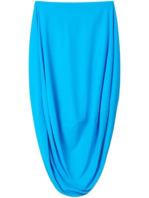 Nina Ricci bardot draped dress - Blue