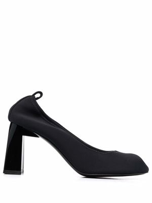 Nina Ricci block-heel neoprene pumps - Black