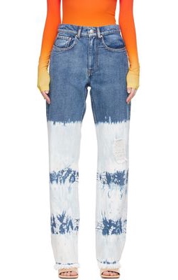 Nina Ricci Blue Boyfriend Denim Jeans
