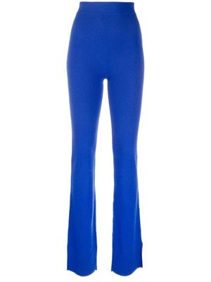 Nina Ricci cashmere knitted trousers - Blue