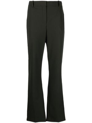 Nina Ricci contrasting-zip detail trousers - Green