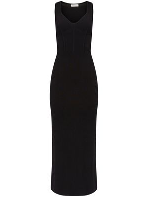 Nina Ricci corset-style maxi dress - Black