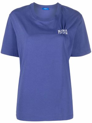 Nina Ricci cotton jersey T-shirt - Blue