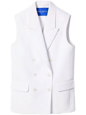 Nina Ricci double-breasted waistcoat - White