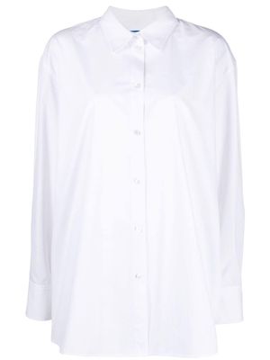 Nina Ricci embroidered-logo cotton shirt - White