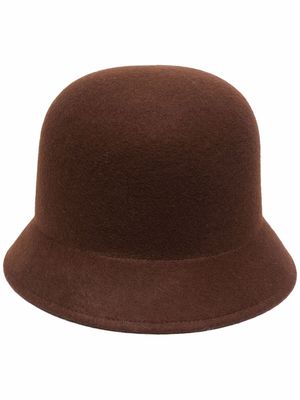 Nina Ricci felted wool hat - Brown