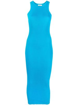 Nina Ricci fine-ribbed midi dress - Blue