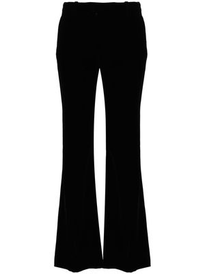 Nina Ricci flared velvet trousers - Black