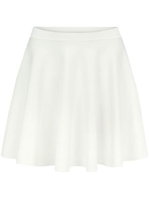 Nina Ricci gathered cady miniskirt - White