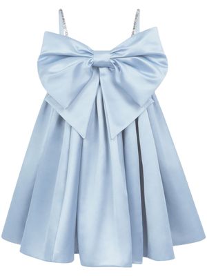 Nina Ricci Giant Bow sleeveless dress - Blue