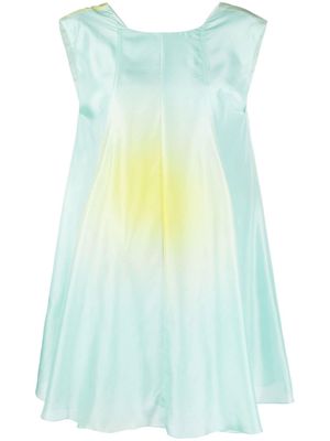 Nina Ricci gradient-effect sleeveless dress - Blue