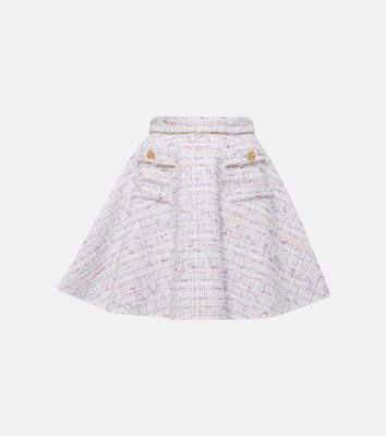 Nina Ricci High-rise cotton-blend tweed miniskirt