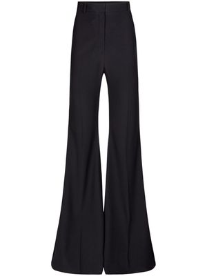 Nina Ricci high-waist flared trousers - Black