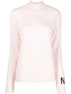 Nina Ricci intarsia cashmere jumper - Pink