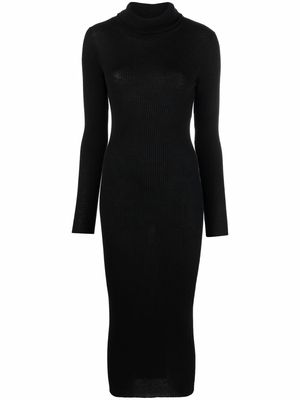 Nina Ricci knitted midi dress - Black
