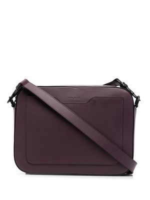 Nina Ricci large leather camera bag - Purple