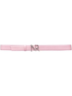 Nina Ricci logo buckle-fastening belt - Pink