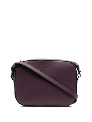 Nina Ricci logo-debossed leather camera bag - Purple