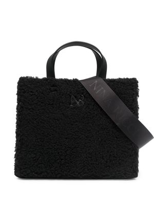 Nina Ricci logo-plaque detail tote bag - Black