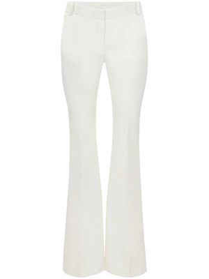 Nina Ricci mid-rise flared trousers - White