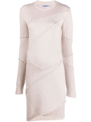 Nina Ricci panelled knitted dress - Pink