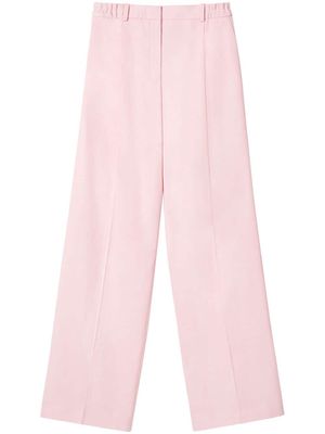 Nina Ricci pressed crease tailored trousers - Pink