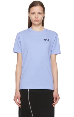 Nina Ricci Purple Cotton T-Shirt