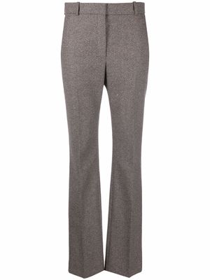 Nina Ricci speckled straight-leg trousers - Brown