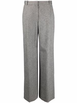 Nina Ricci speckled wide-leg trousers - Grey
