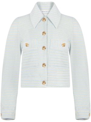 Nina Ricci striped cotton jacket - Blue