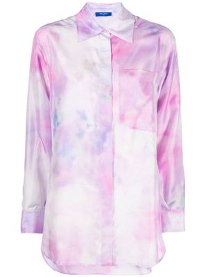 Nina Ricci tie-dye print blouse - Pink